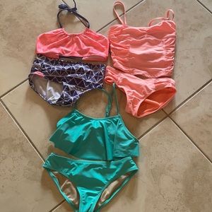 Girls 2pc bikini swim suits